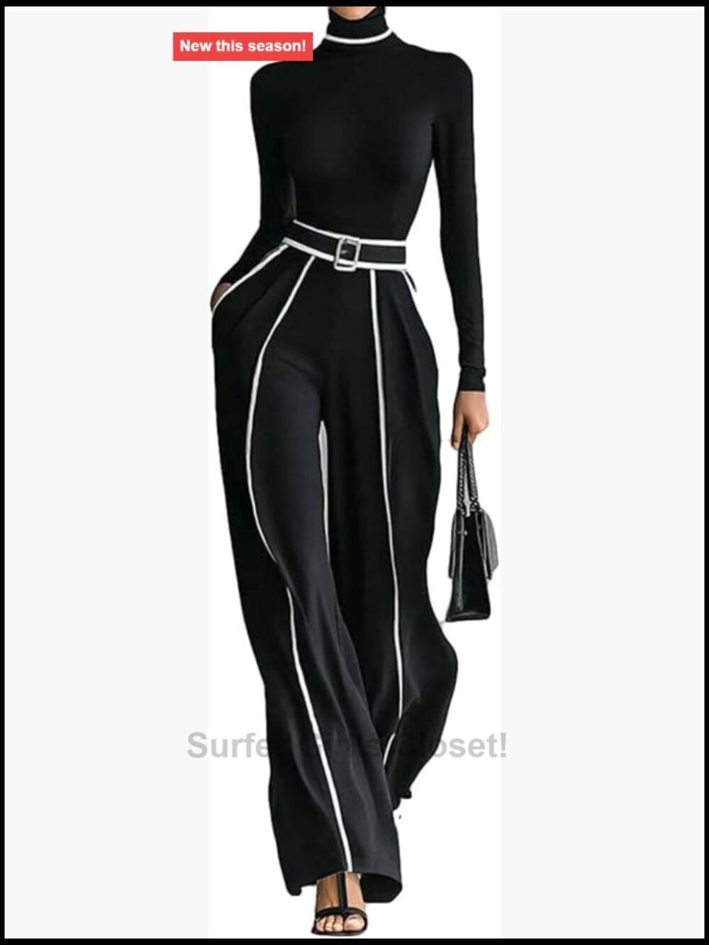 2 Piece Tracksuit Set Bodycon Crop Top Wide Leg Pants Clubwear Outfit